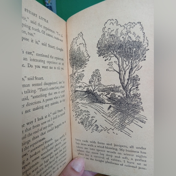 Stuart Litte by E.B. WHITE Illustrated by Garth Williams 1973 Paperback - Picture 7 of 16